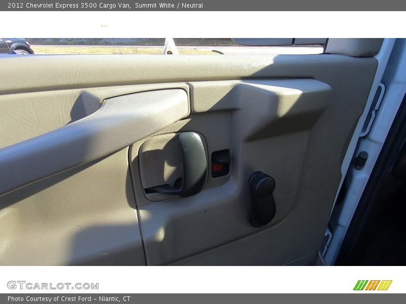 Summit White / Neutral 2012 Chevrolet Express 3500 Cargo Van