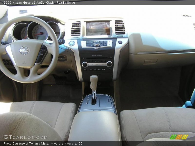 Glacier Pearl / Beige 2009 Nissan Murano S AWD