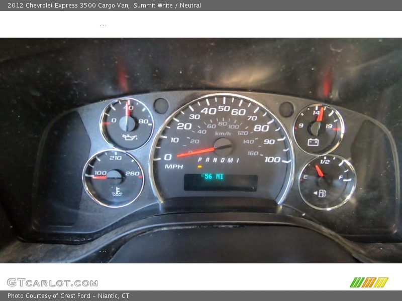 Summit White / Neutral 2012 Chevrolet Express 3500 Cargo Van