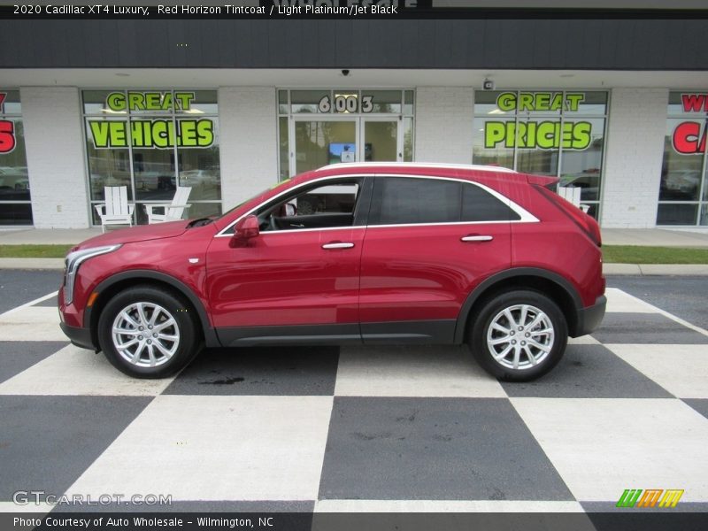 Red Horizon Tintcoat / Light Platinum/Jet Black 2020 Cadillac XT4 Luxury