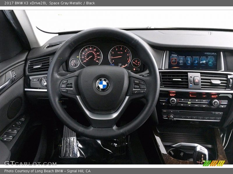 Space Gray Metallic / Black 2017 BMW X3 xDrive28i
