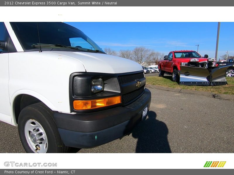 Summit White / Neutral 2012 Chevrolet Express 3500 Cargo Van