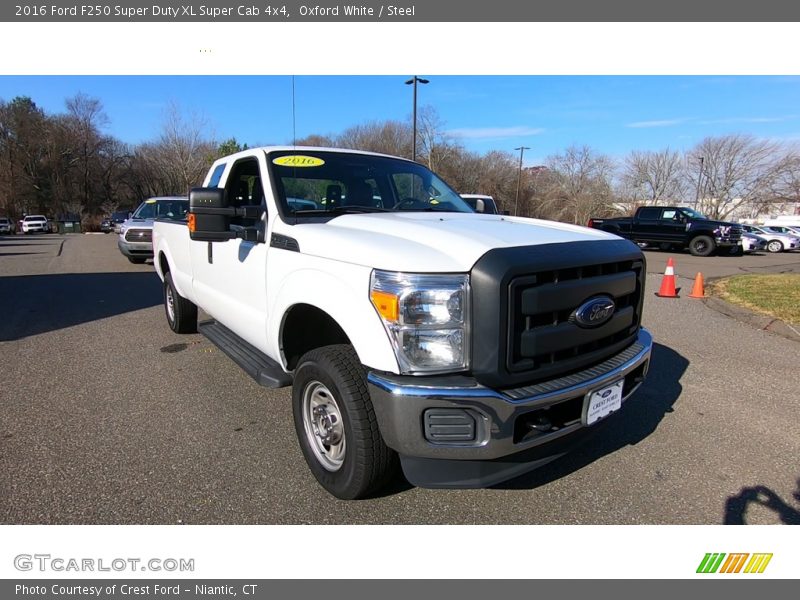 Oxford White / Steel 2016 Ford F250 Super Duty XL Super Cab 4x4