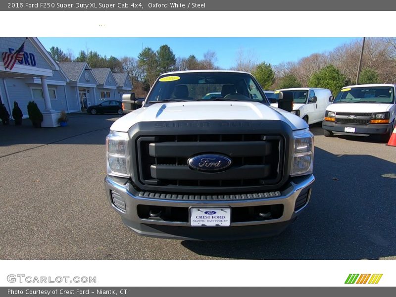 Oxford White / Steel 2016 Ford F250 Super Duty XL Super Cab 4x4