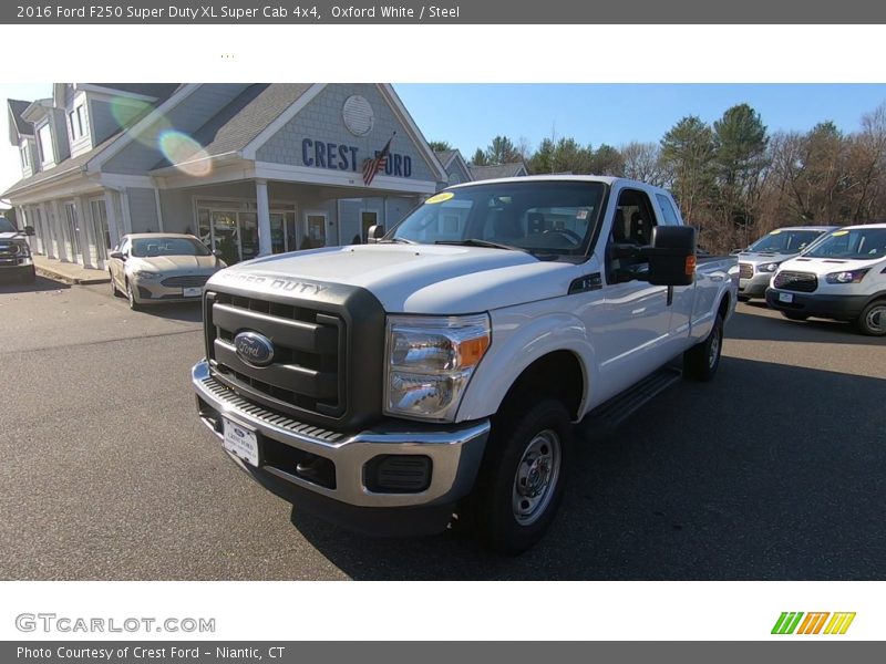 Oxford White / Steel 2016 Ford F250 Super Duty XL Super Cab 4x4