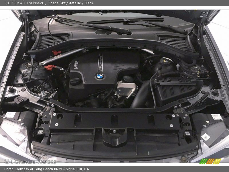 Space Gray Metallic / Black 2017 BMW X3 xDrive28i