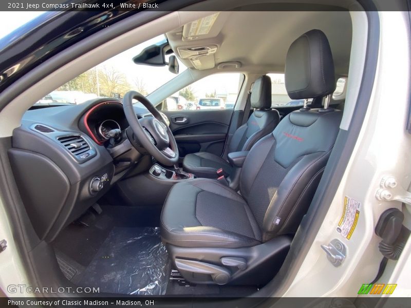 White / Black 2021 Jeep Compass Trailhawk 4x4