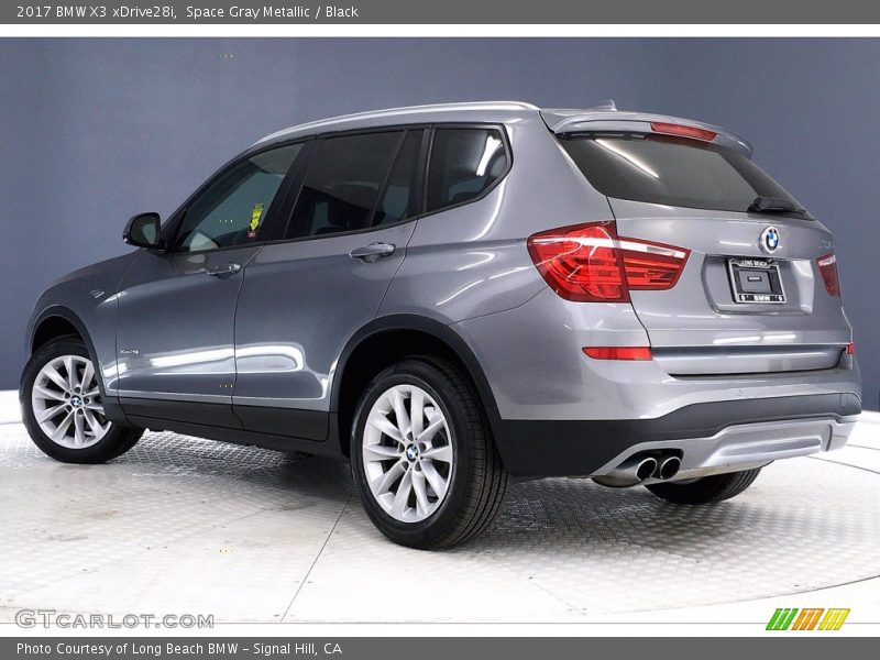 Space Gray Metallic / Black 2017 BMW X3 xDrive28i