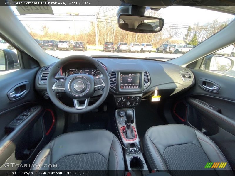 White / Black 2021 Jeep Compass Trailhawk 4x4