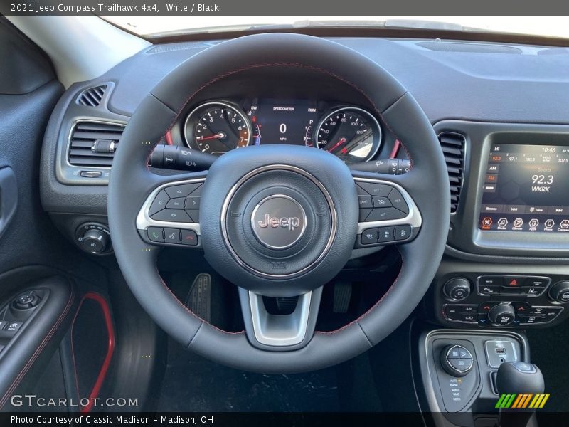 White / Black 2021 Jeep Compass Trailhawk 4x4