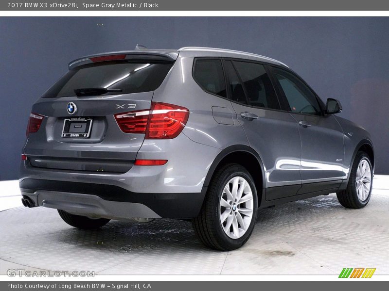 Space Gray Metallic / Black 2017 BMW X3 xDrive28i