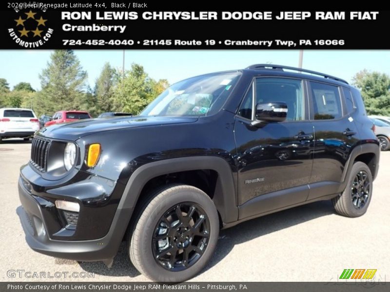 Black / Black 2020 Jeep Renegade Latitude 4x4