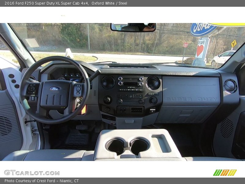 Oxford White / Steel 2016 Ford F250 Super Duty XL Super Cab 4x4