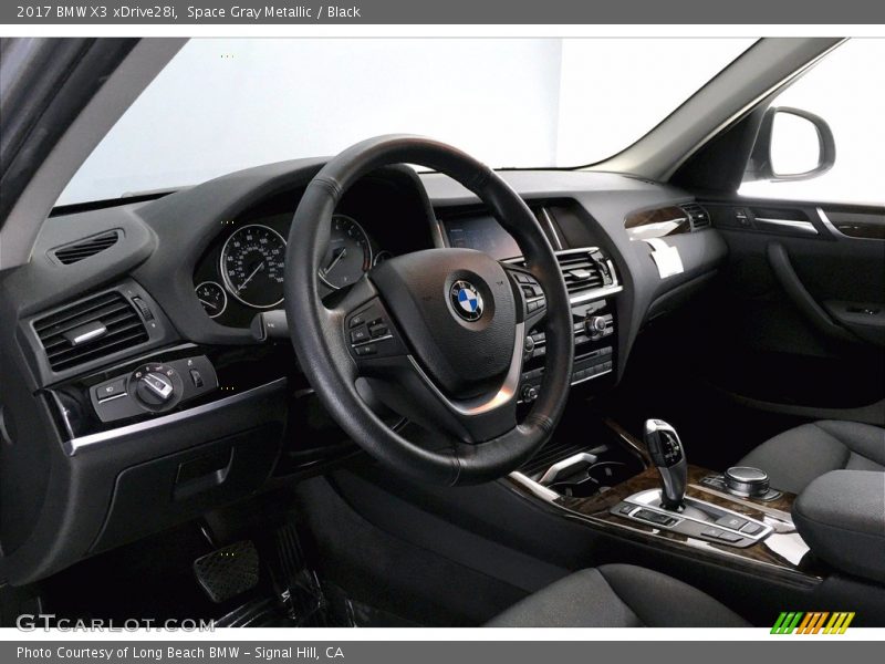 Space Gray Metallic / Black 2017 BMW X3 xDrive28i