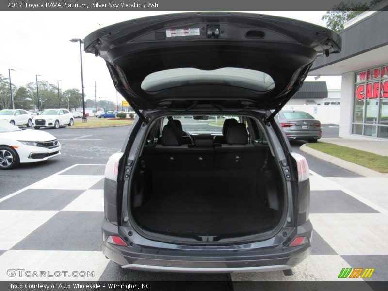 Silver Sky Metallic / Ash 2017 Toyota RAV4 Platinum