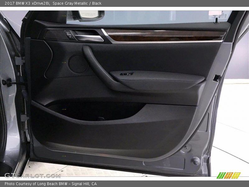 Space Gray Metallic / Black 2017 BMW X3 xDrive28i