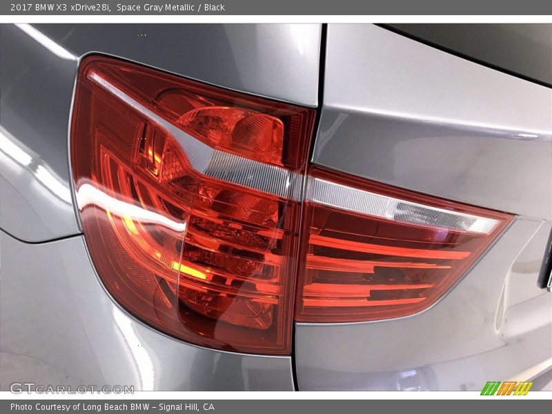 Space Gray Metallic / Black 2017 BMW X3 xDrive28i