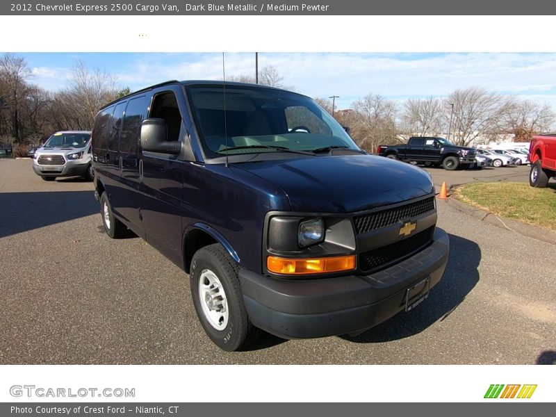 Dark Blue Metallic / Medium Pewter 2012 Chevrolet Express 2500 Cargo Van
