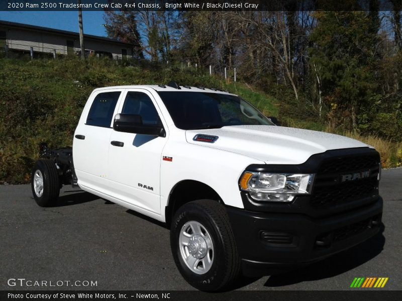 Bright White / Black/Diesel Gray 2020 Ram 2500 Tradesman Crew Cab 4x4 Chassis