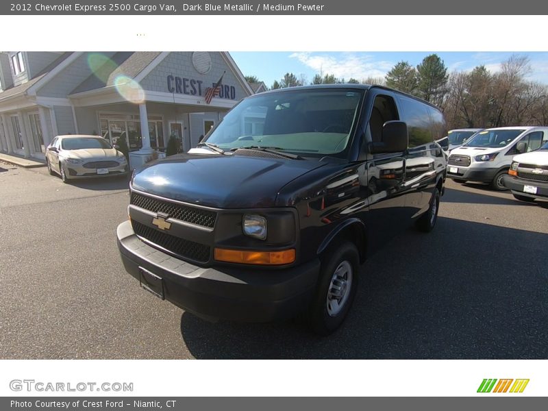 Dark Blue Metallic / Medium Pewter 2012 Chevrolet Express 2500 Cargo Van