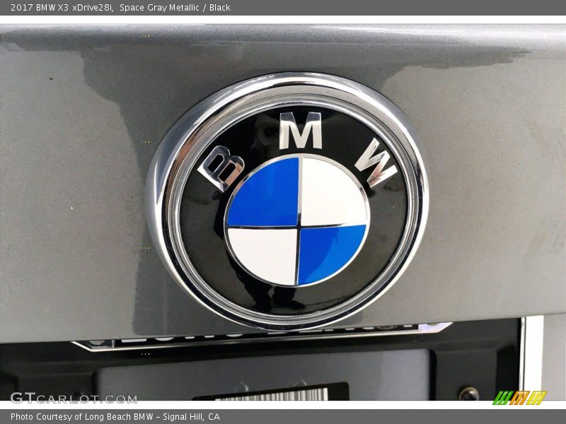 Space Gray Metallic / Black 2017 BMW X3 xDrive28i
