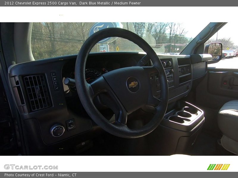 Dark Blue Metallic / Medium Pewter 2012 Chevrolet Express 2500 Cargo Van