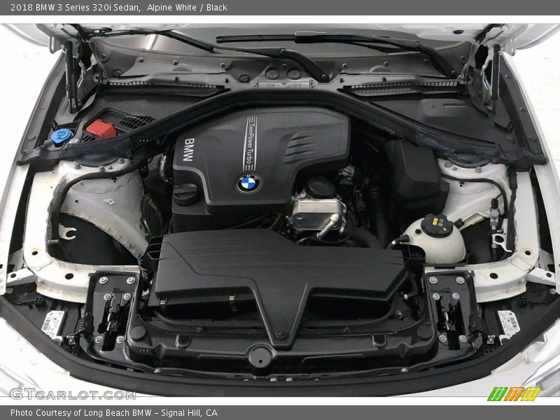 Alpine White / Black 2018 BMW 3 Series 320i Sedan