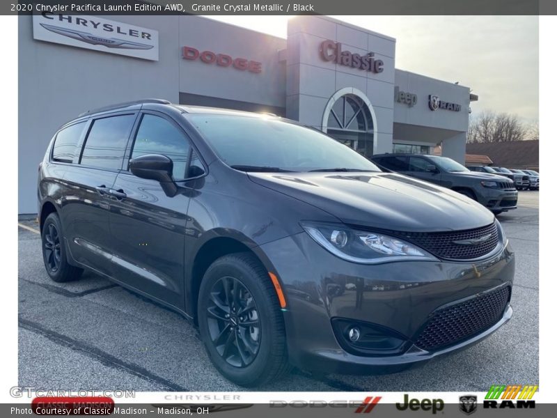Granite Crystal Metallic / Black 2020 Chrysler Pacifica Launch Edition AWD