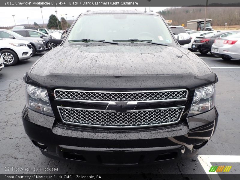 Black / Dark Cashmere/Light Cashmere 2011 Chevrolet Avalanche LTZ 4x4
