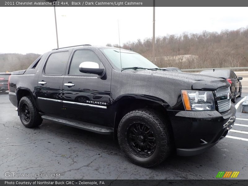 Black / Dark Cashmere/Light Cashmere 2011 Chevrolet Avalanche LTZ 4x4