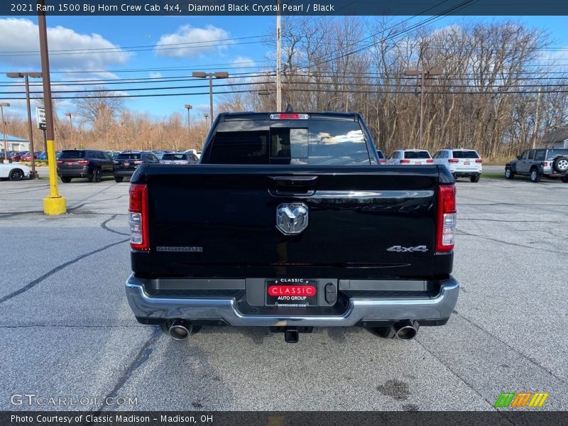 Diamond Black Crystal Pearl / Black 2021 Ram 1500 Big Horn Crew Cab 4x4