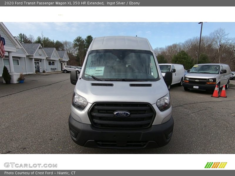 Ingot Silver / Ebony 2020 Ford Transit Passenger Wagon XL 350 HR Extended
