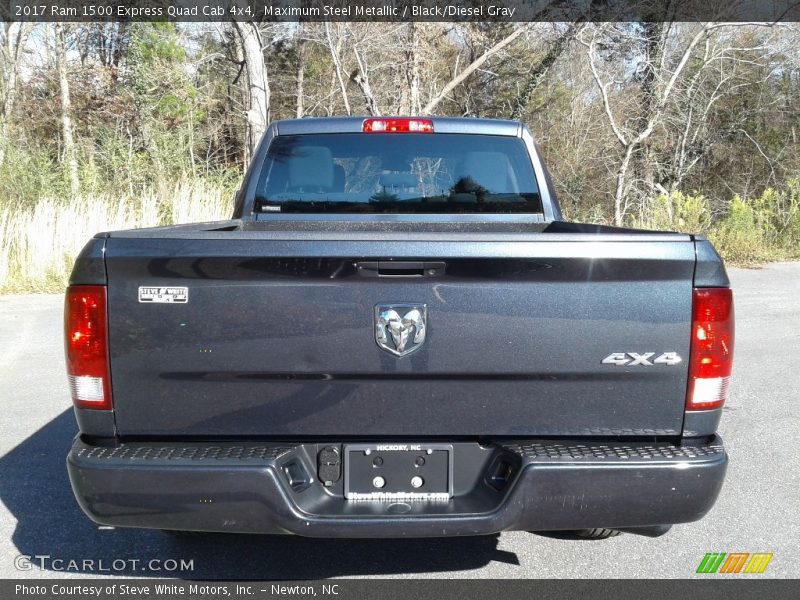 Maximum Steel Metallic / Black/Diesel Gray 2017 Ram 1500 Express Quad Cab 4x4