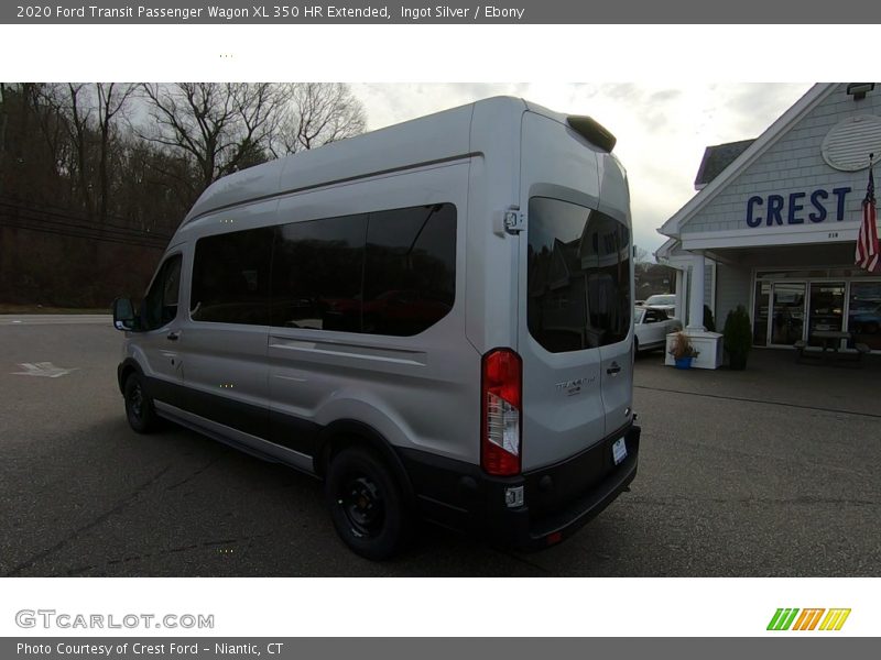 Ingot Silver / Ebony 2020 Ford Transit Passenger Wagon XL 350 HR Extended