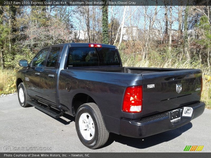 Maximum Steel Metallic / Black/Diesel Gray 2017 Ram 1500 Express Quad Cab 4x4