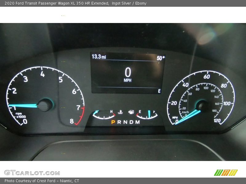 Ingot Silver / Ebony 2020 Ford Transit Passenger Wagon XL 350 HR Extended