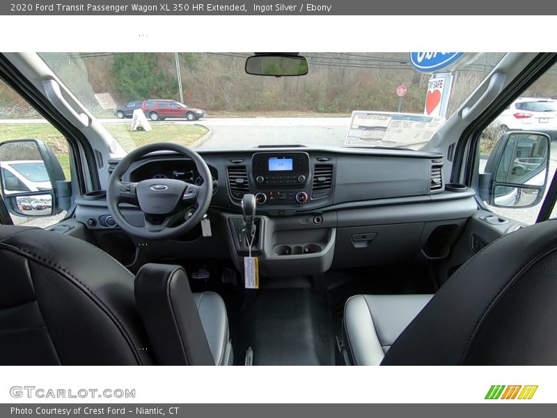 Ingot Silver / Ebony 2020 Ford Transit Passenger Wagon XL 350 HR Extended