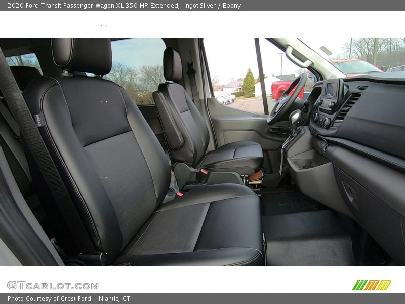 Ingot Silver / Ebony 2020 Ford Transit Passenger Wagon XL 350 HR Extended