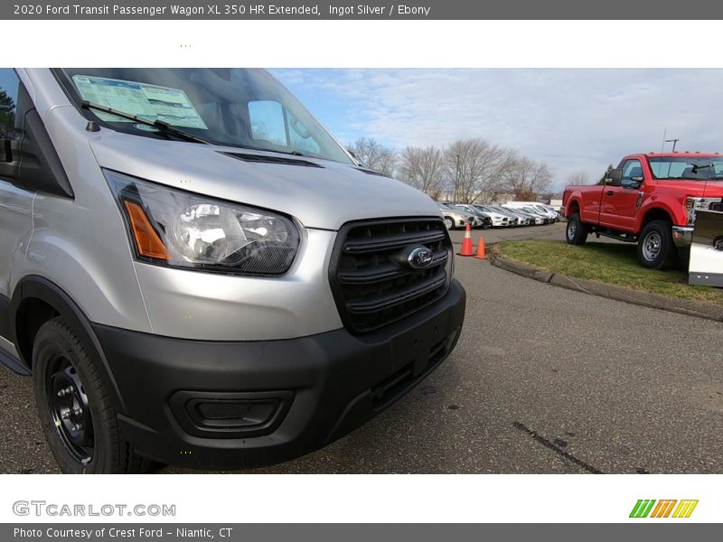 Ingot Silver / Ebony 2020 Ford Transit Passenger Wagon XL 350 HR Extended