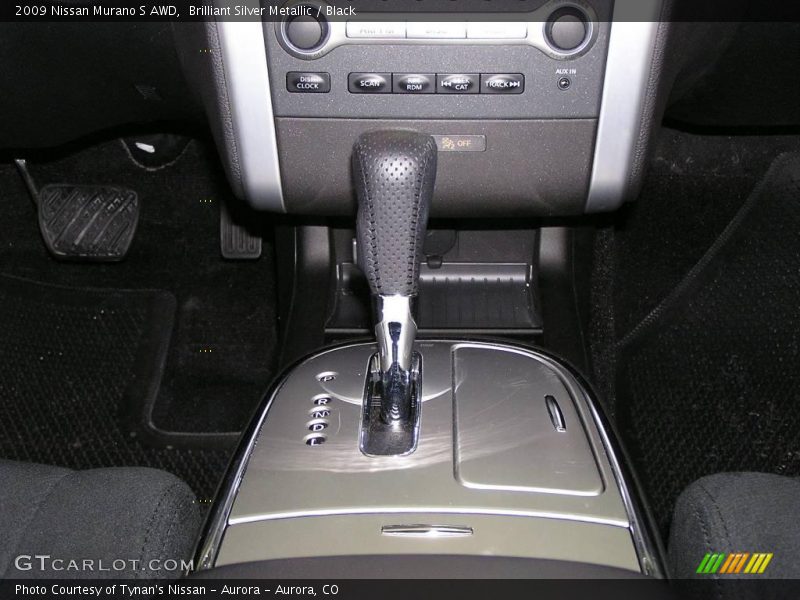 Brilliant Silver Metallic / Black 2009 Nissan Murano S AWD
