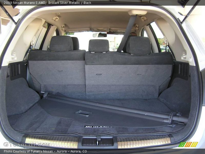 Brilliant Silver Metallic / Black 2009 Nissan Murano S AWD