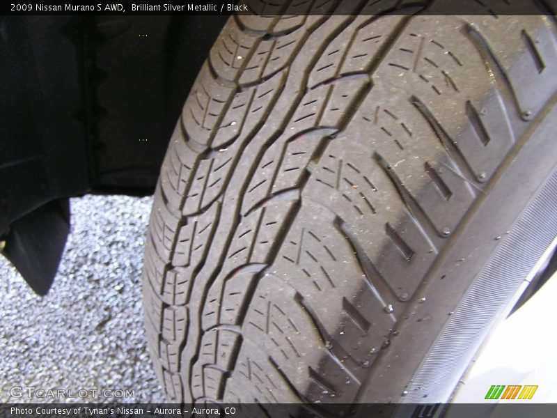 Brilliant Silver Metallic / Black 2009 Nissan Murano S AWD