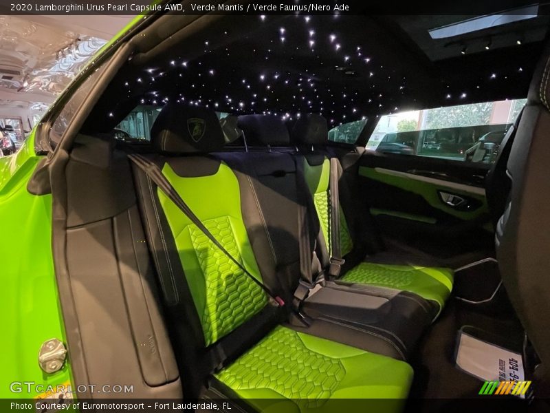 Rear Seat of 2020 Urus Pearl Capsule AWD