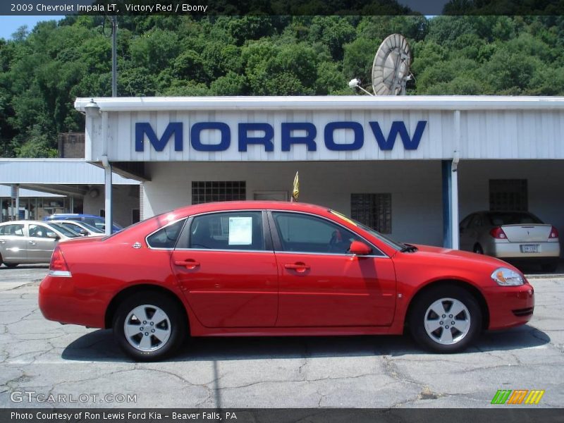 Victory Red / Ebony 2009 Chevrolet Impala LT