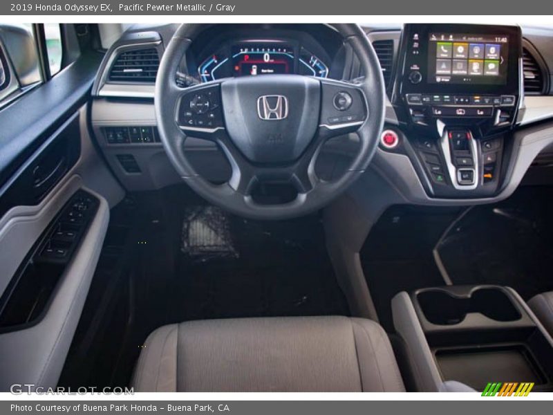 Pacific Pewter Metallic / Gray 2019 Honda Odyssey EX