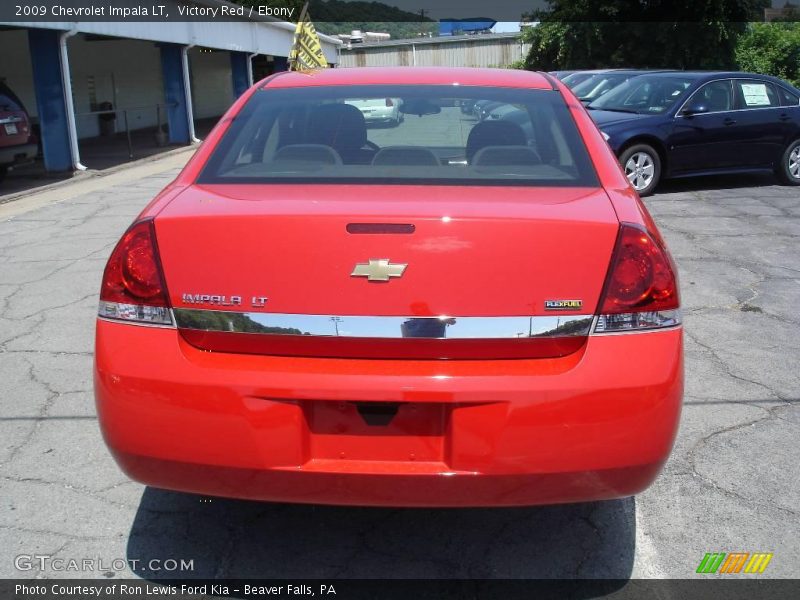 Victory Red / Ebony 2009 Chevrolet Impala LT
