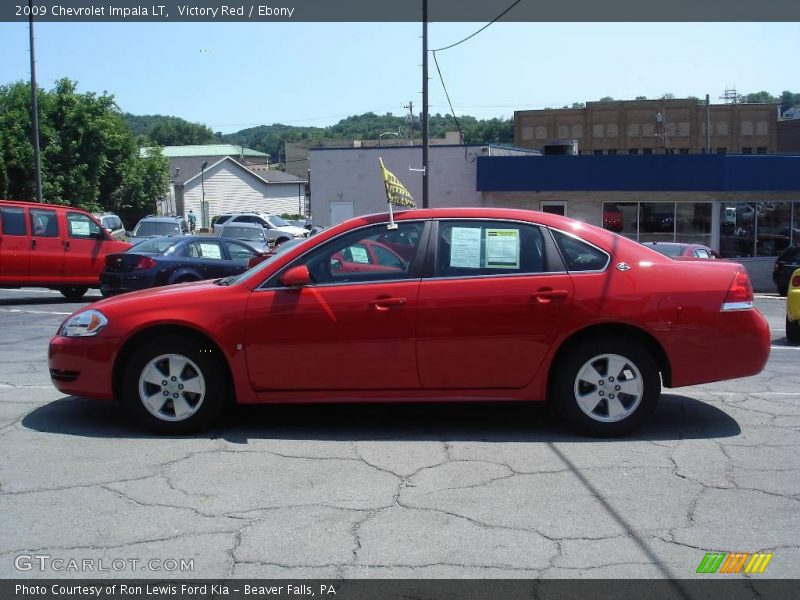 Victory Red / Ebony 2009 Chevrolet Impala LT