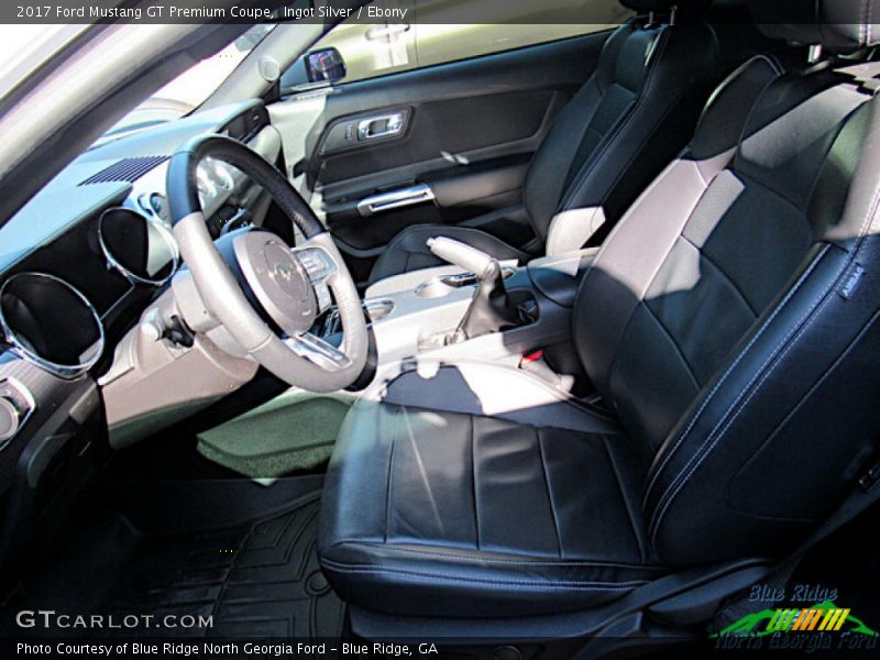 Ingot Silver / Ebony 2017 Ford Mustang GT Premium Coupe
