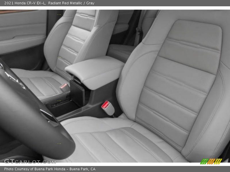 Radiant Red Metallic / Gray 2021 Honda CR-V EX-L
