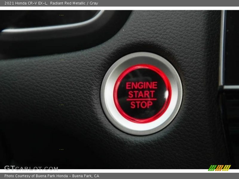 Radiant Red Metallic / Gray 2021 Honda CR-V EX-L